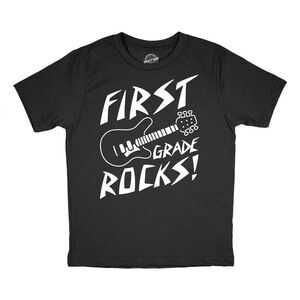 Youth Funny T Shirts First Grade Rocks Sarcastic Tee For Kids